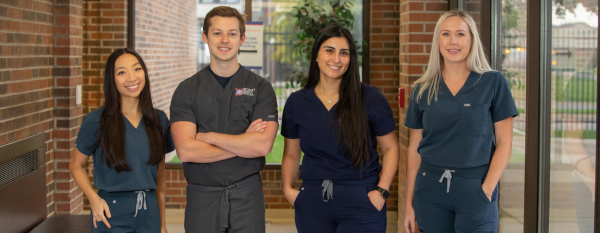Group of people in scrubs